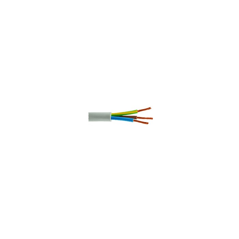 Electric rubber cable 3x2,5mmq fror grigio icel