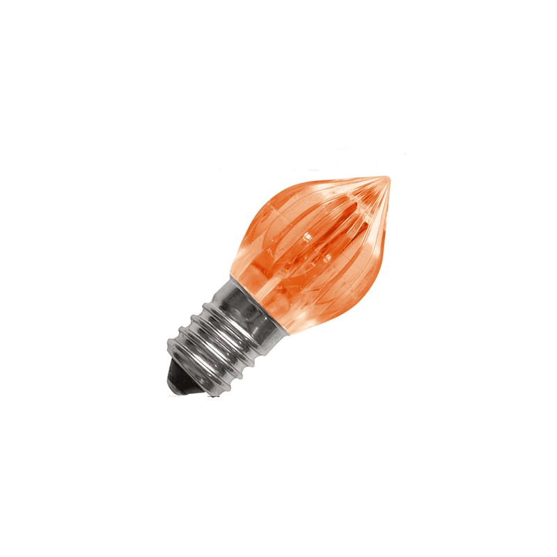 Amber led votive bulb 0,50w 2352a e14 24v