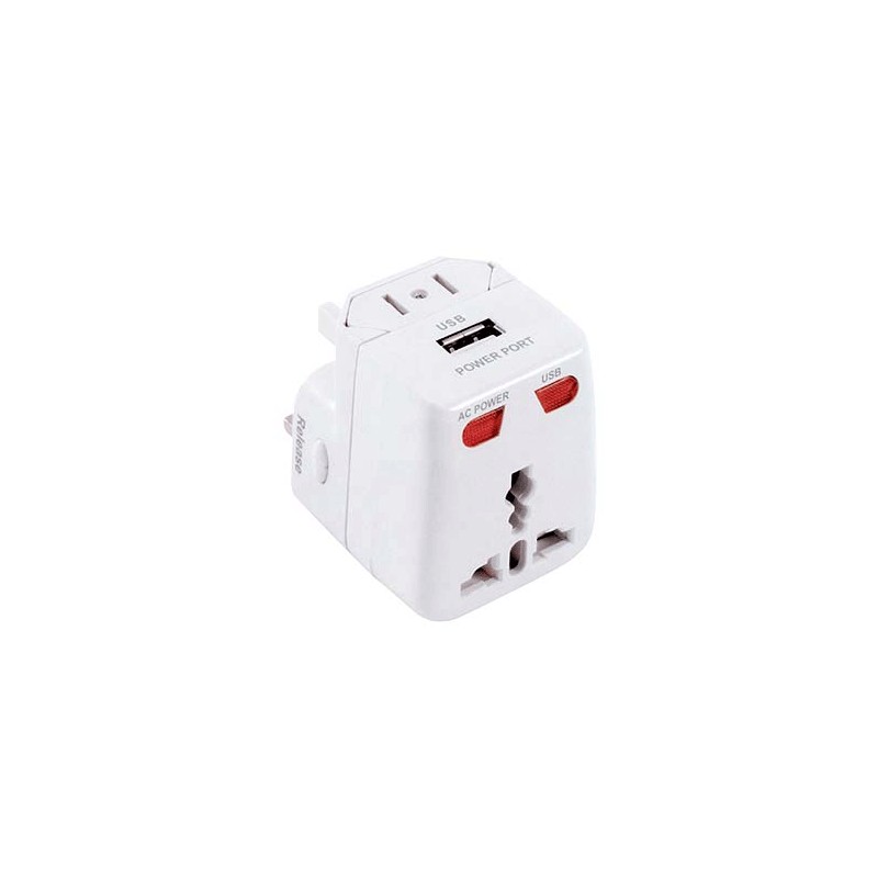 Travel adapter universal electric usb 33500110