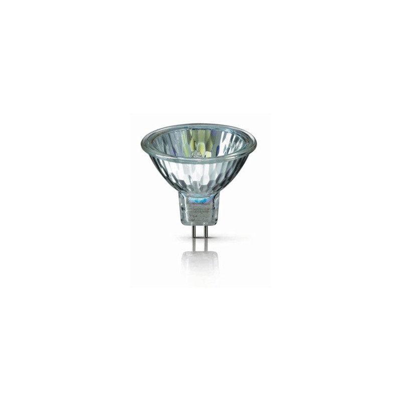 Lampe halogène dichroïque avec verre FG 35watt 12v GU4 MR11