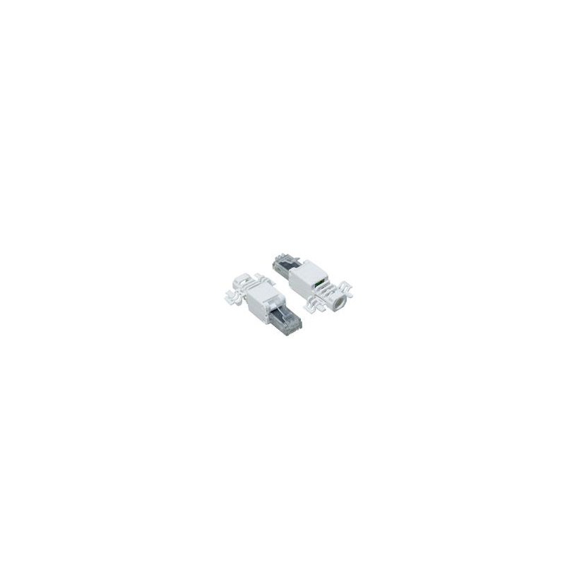 Quick Plug RJ45 Cat5-Cat6-Cat6A unshielded plug connector