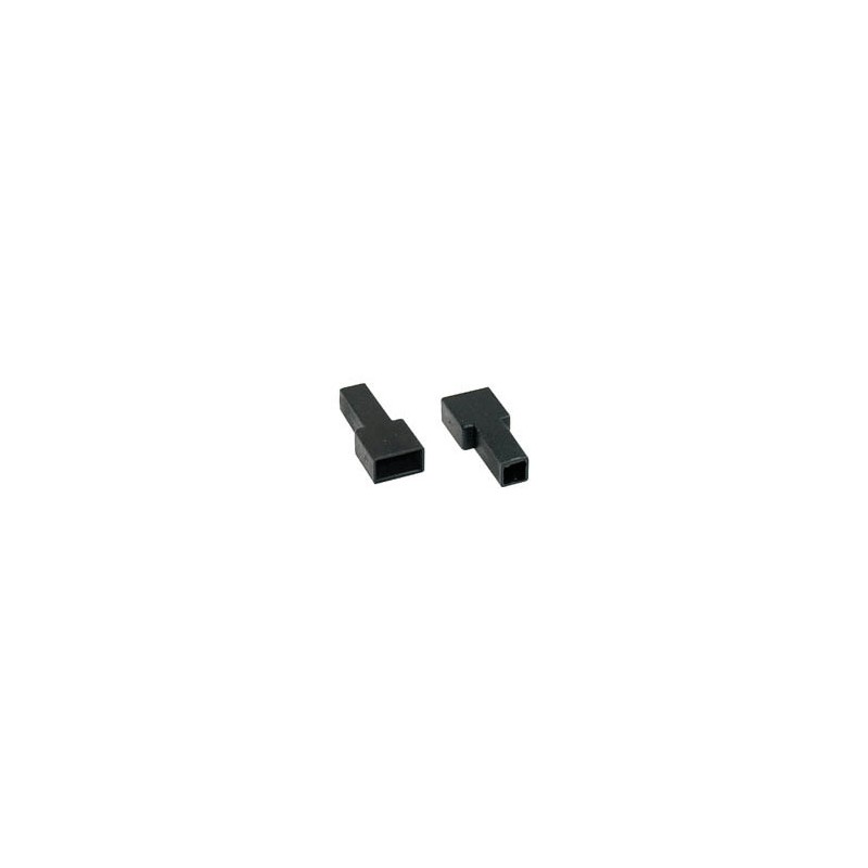 Plastic cover with black female coupling 6.35 382000025
