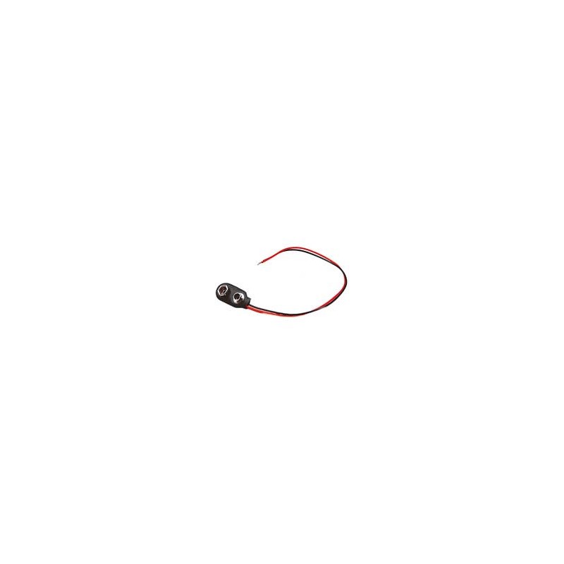 9v battery contact connection 110mm cables electronic accessories