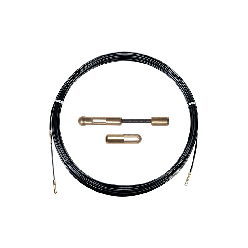 Probe electric cable puller black d.4mm 10mt arteleta