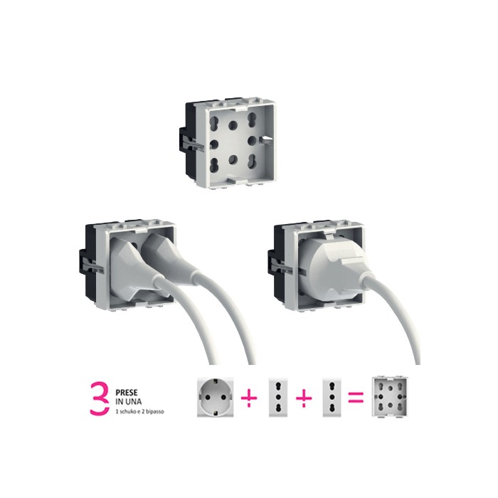 Dimmer with antibacterial diverter matix am5702ab bticino series