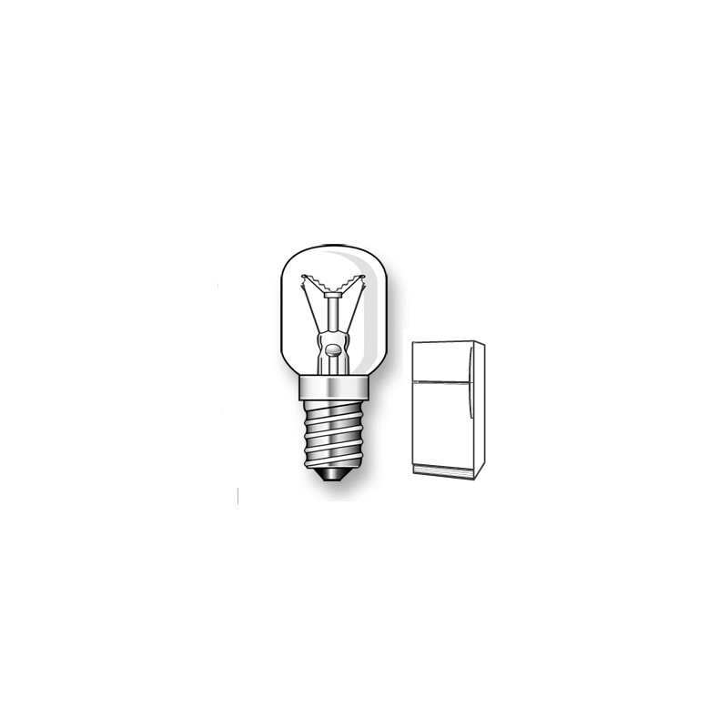 Small light pear lamp 3c 15w incandescent e14 fridge