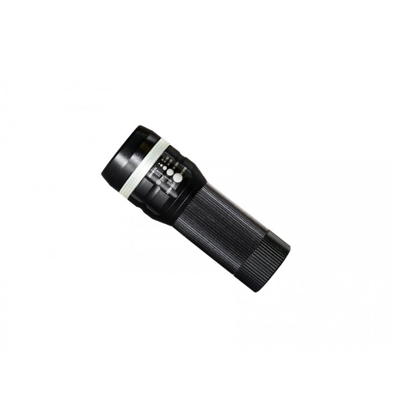 Battery 1 led pocket flashlight 3w ultra bright zoom 3xaaa 6400k