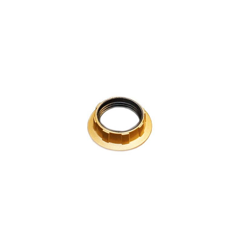 Spare e14 gold plastic screw lamp holder ring