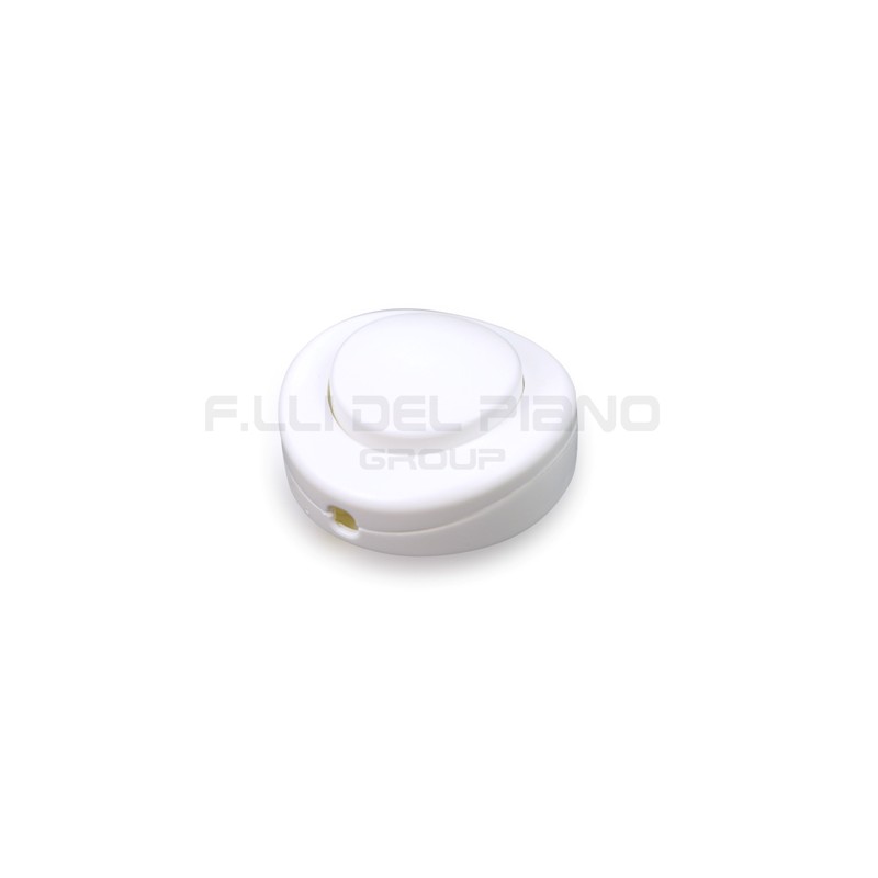 Electric pedal switch for round white floor lamp