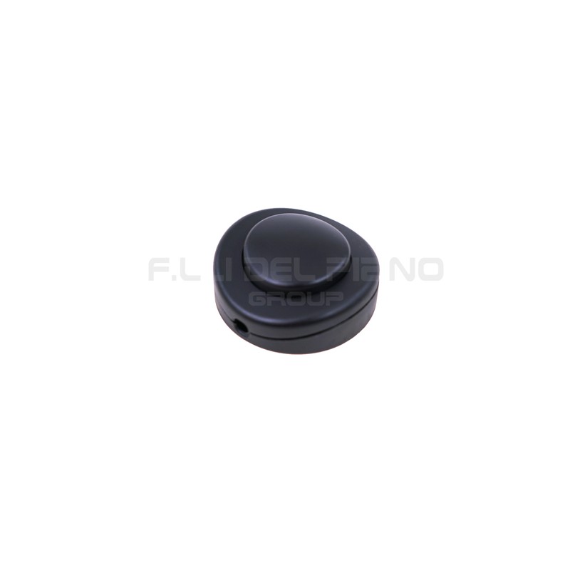 Pedal switch for floor lamp in round black color