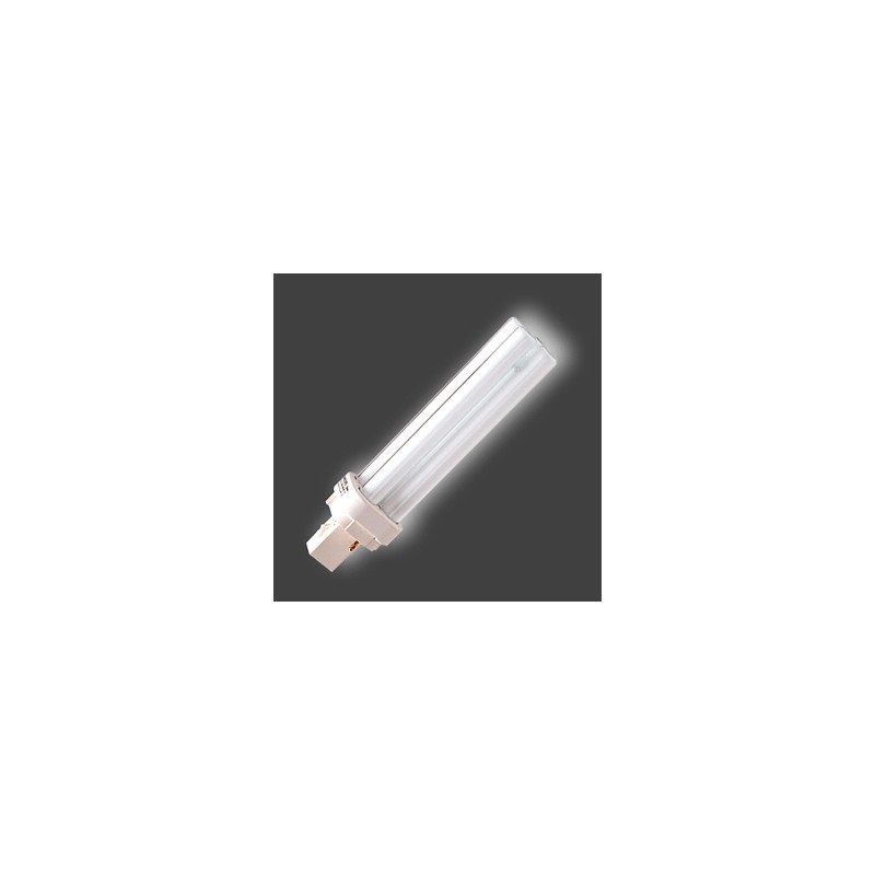 Lampada fluorescente compatta 18w 2700k g24d-2 2p airam