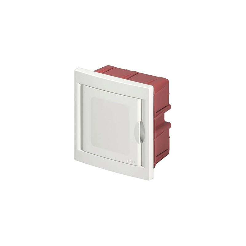 White wall flush-mounting switchboard 4 modules ec63004c