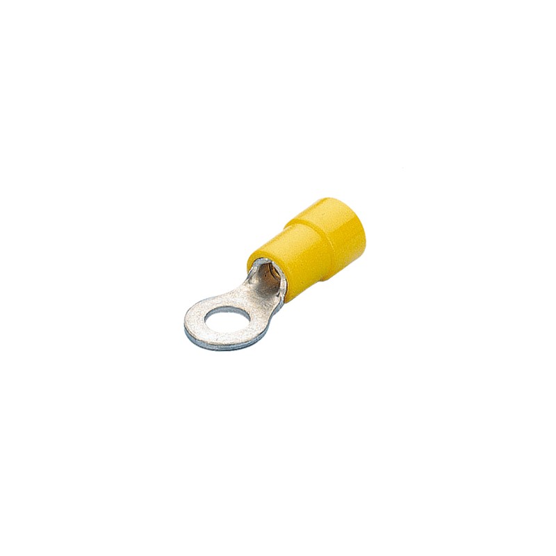 Yellow insulated eyelet terminal hole 8,4 d.6,8mm R84GI