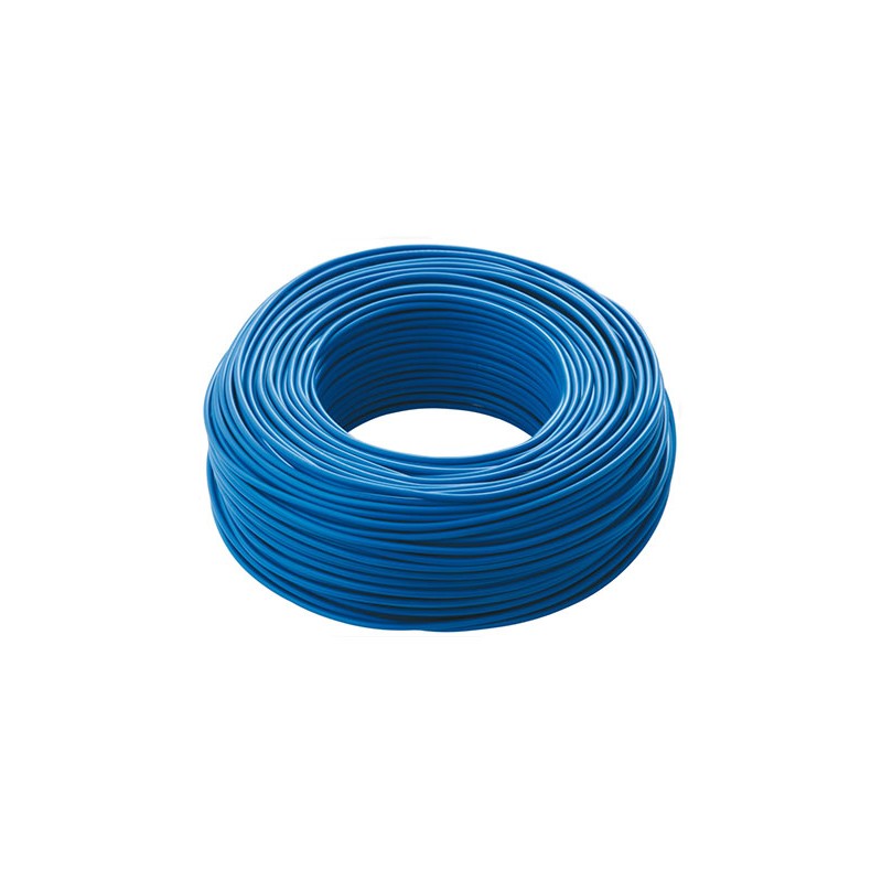 Unipolar flexible electric cord imq 6mmq blue icel fs176bl