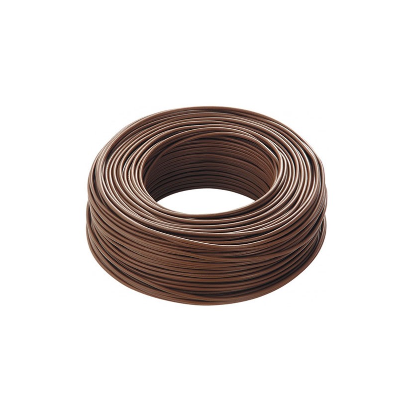 Unipolar flexible electric cord imq 6mmq brown icel fs176mr