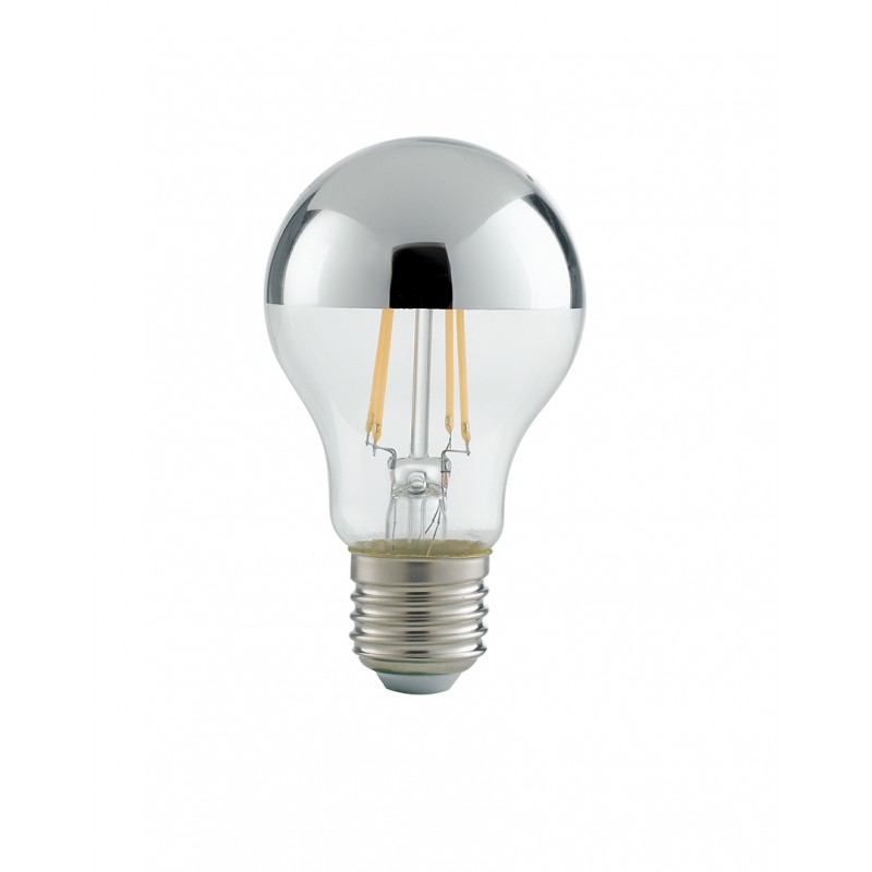 LED chrome filament bulb e27 7w 680lm 4000k 180 60 * 104mm 15000h cri80