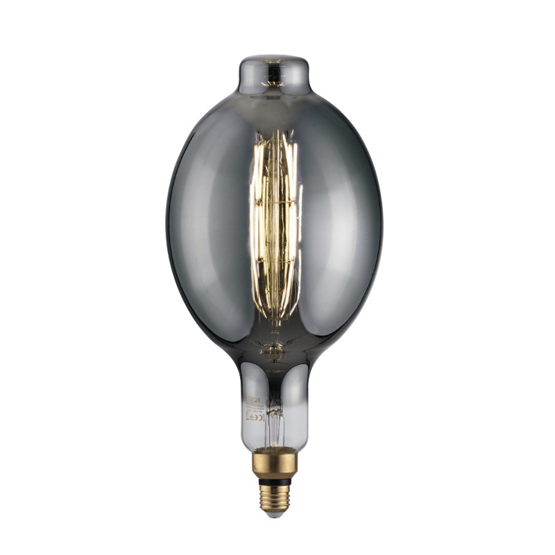 Led bulb smoke filament bt180 e27 8w 250lm 4000k 300 180 * 385mm 15000h cri80