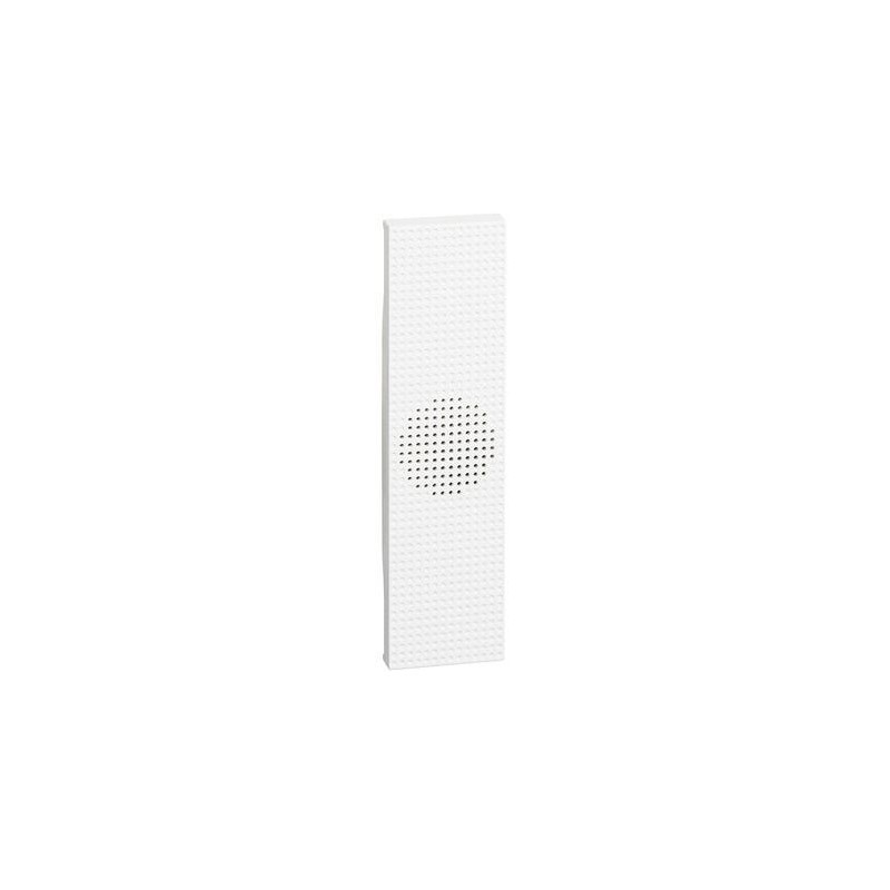 Cover Living Now Bell / Buzzer 1 module white Bticino