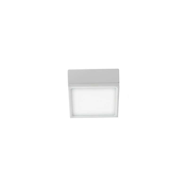 Klio led square ceiling light 16w 4000k white