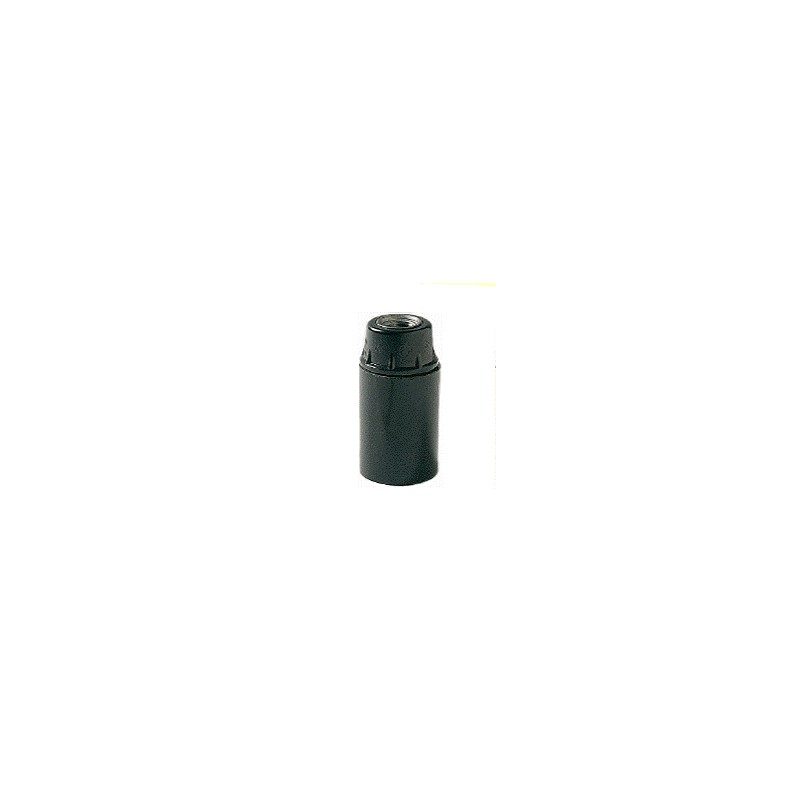 Glatter elektrischer Lampenhalter aus Kunststoff E14 schwarz 0166n Ersatz für Kronleuchter