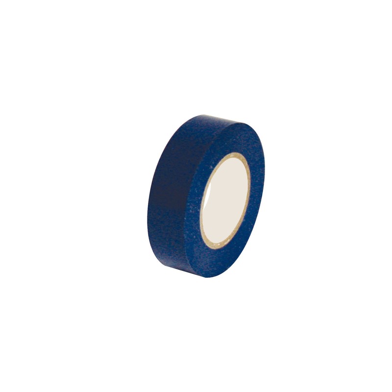 Electrical self-extinguishing pvc insulating tape 0.130mm19xmt.25 blue