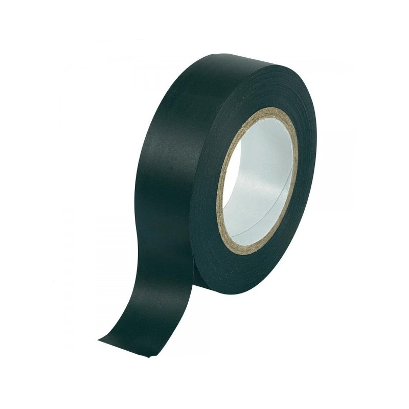 Electrical self-extinguishing pvc insulating tape 0.130mm19xmt.25 black