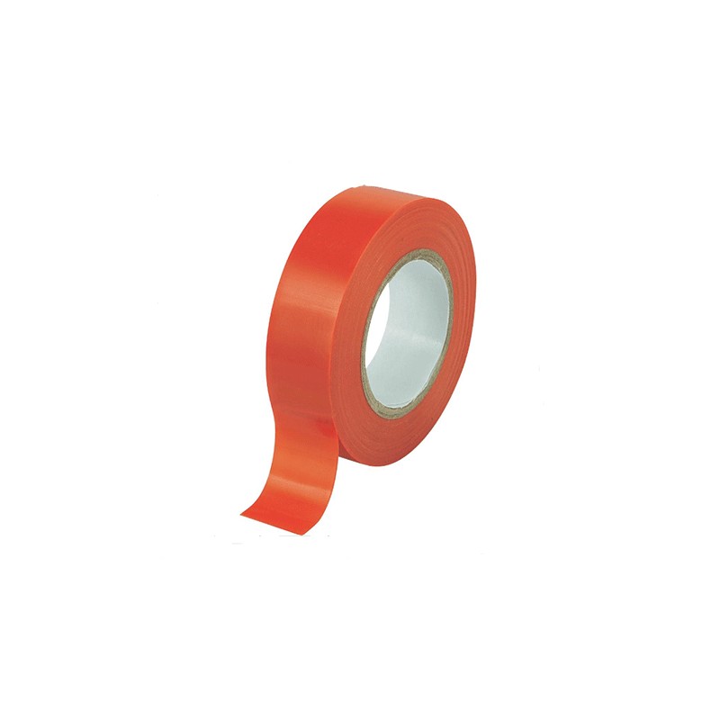 Self-extinguishing electrical insulating tape in pvc 0.130mm19xmt.25 red