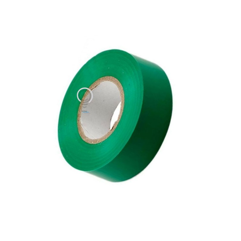 Electrical self-extinguishing pvc insulating tape 0.130mm19xmt.25 green