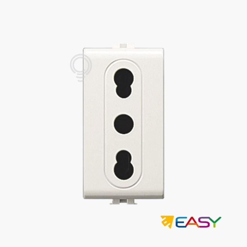 Bypass safety electric socket 16a 2p t compatible matix