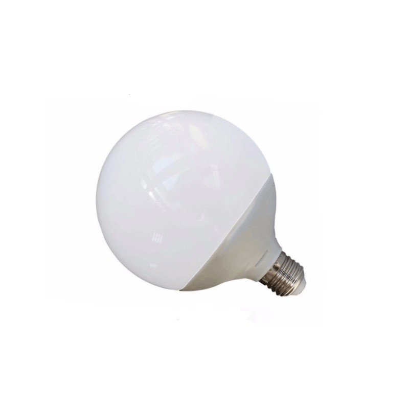 Lampada led sfera globo standard 9w 61w luce k5000 e27 220v shot