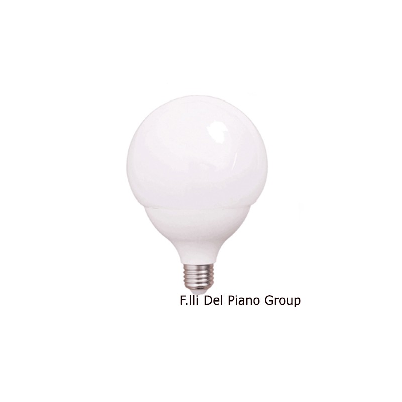 Lampada globo led illuminazione d.120 k4000 luce bianca 16-120w
