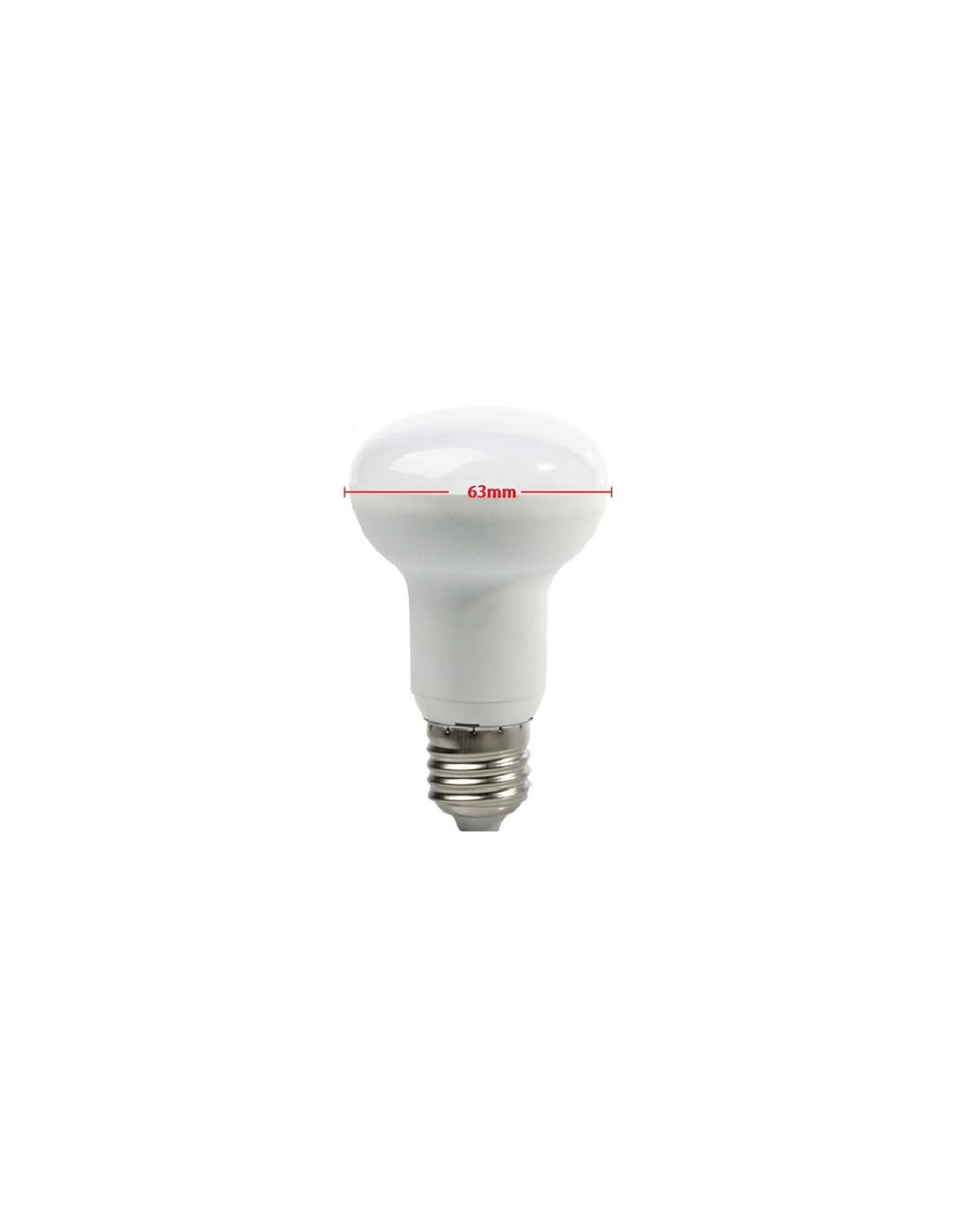 Lampadina led faretto GU10 8W 700 lumen luce calda, naturale e