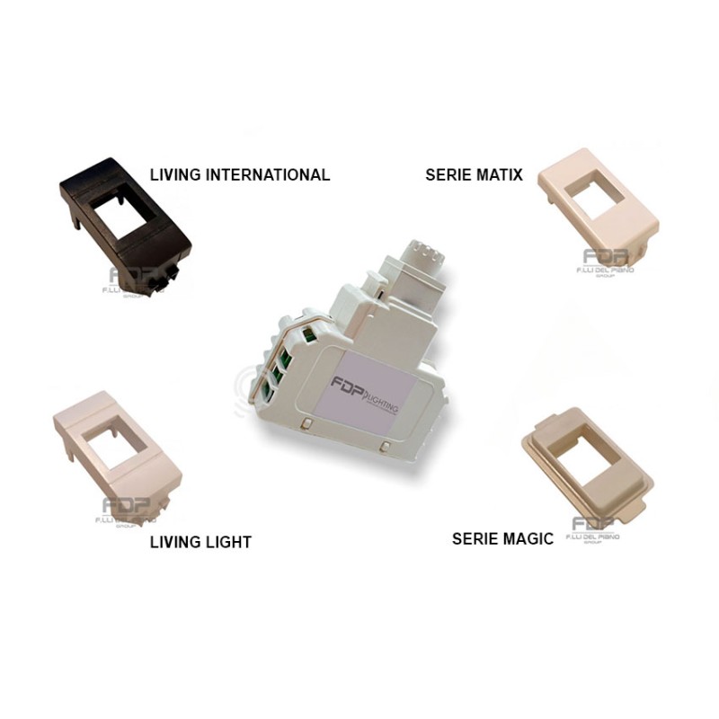 Dimmer regolabile per lampade a led e alogene trasformatori meccanici 4-100w