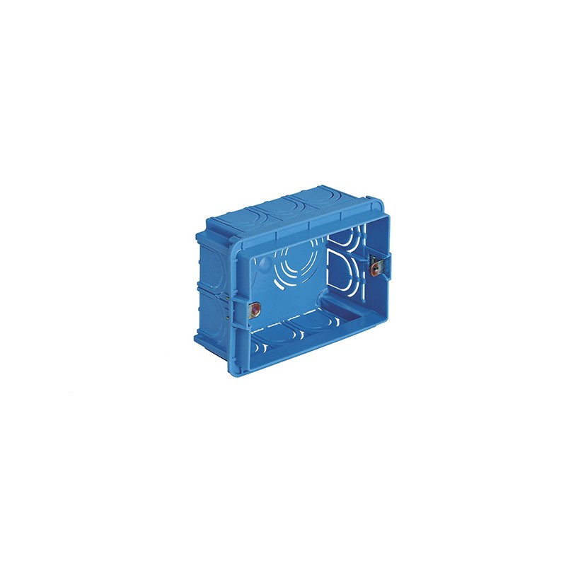 Square einbau-elektro-serie 3m blau elektrobox vimar hellblau
