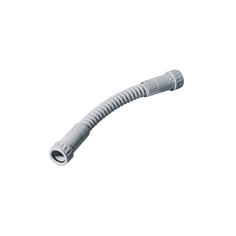 Coude de tuyau Flexible rk tube gris d20 ip65 cxt20 électrocanaux