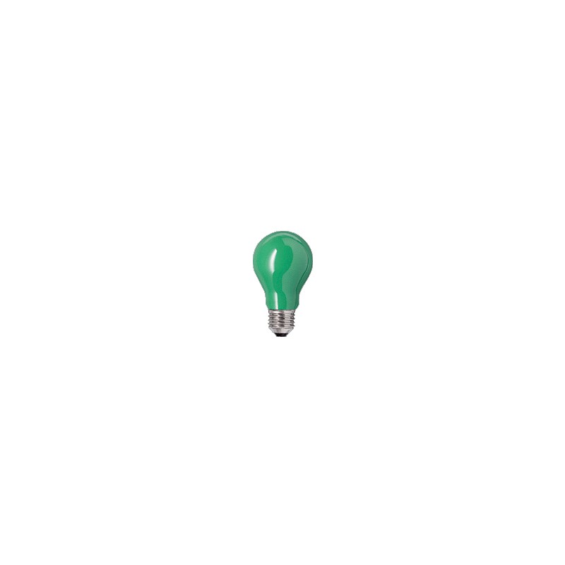 Lampe LED goutte de couleur verte normale 6w E27 230v