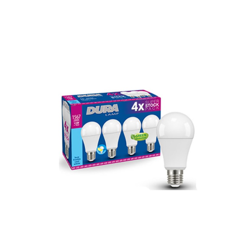 LED-Lampe 13,5 W 1567 Lumen E27 6400 K 4er-PACK