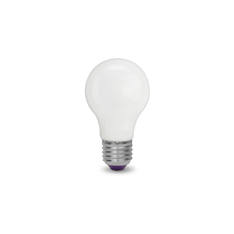 Lampada a LED luce calda vetro opale 7w E27 edison 2700k 