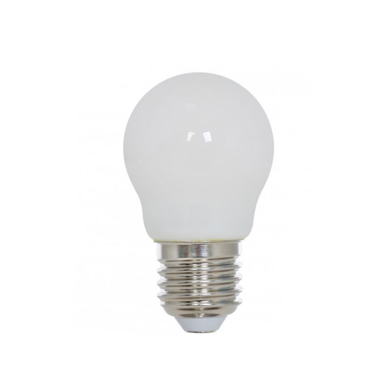 Kleine Opalglas-Kugel-LED-Lampe 6,5 W E27 Edison 2700 K