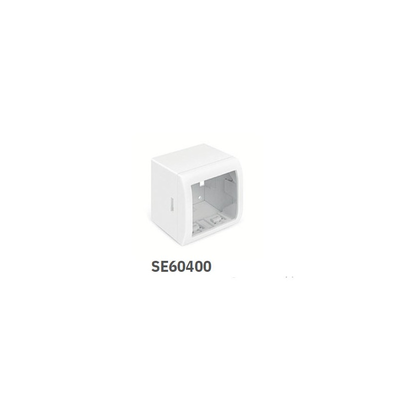 White Matix 2-module wall-mounted storage box mini box