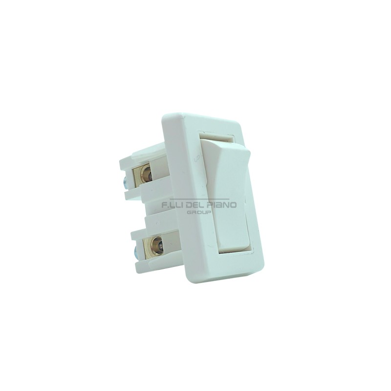 White 2a single-pole 1790bi recessed electric rocker switch