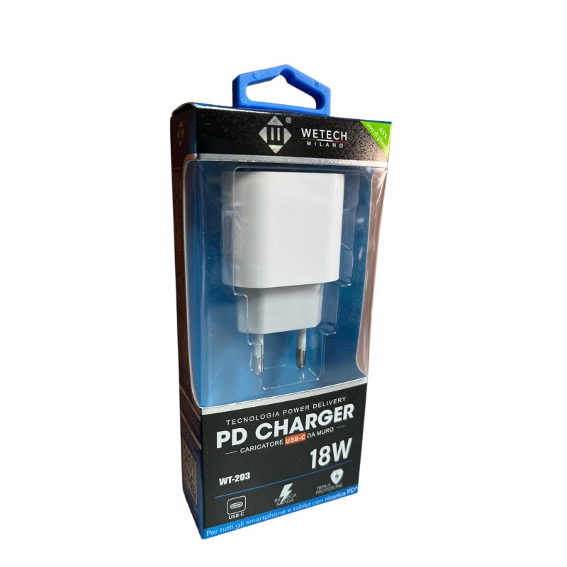 PowerCharge 18W Das USB-C-Wandladegerät für schnelles Laden mit dreifachem Schutz