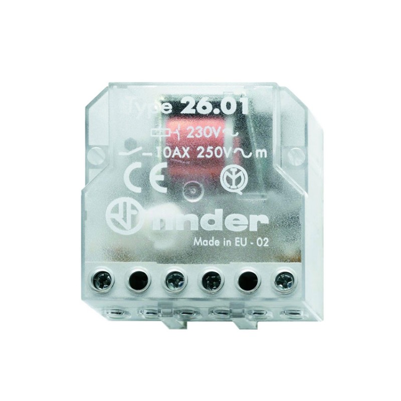 Unipolar step by step switch relay 1 contact 230v 26018230 finder