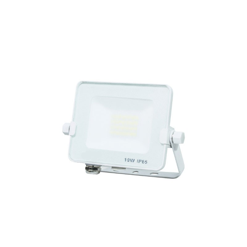 Outdoor led spotlight ip65 6500lm 50w white structure