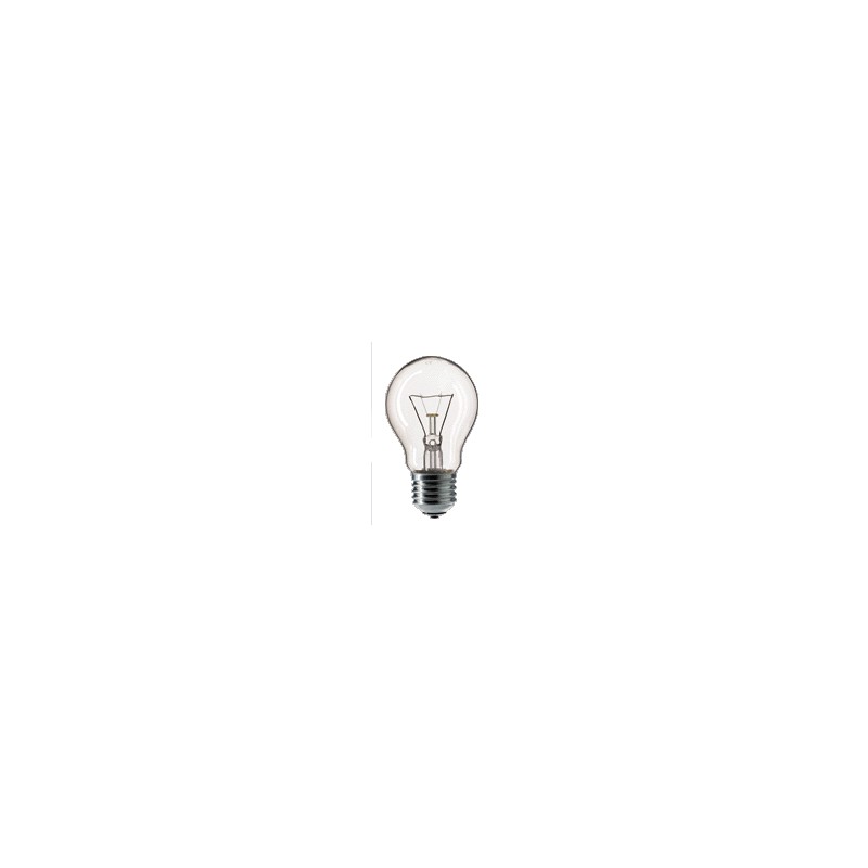 Lampada goccia chiara 75w standard E27 230v vetro trasparente