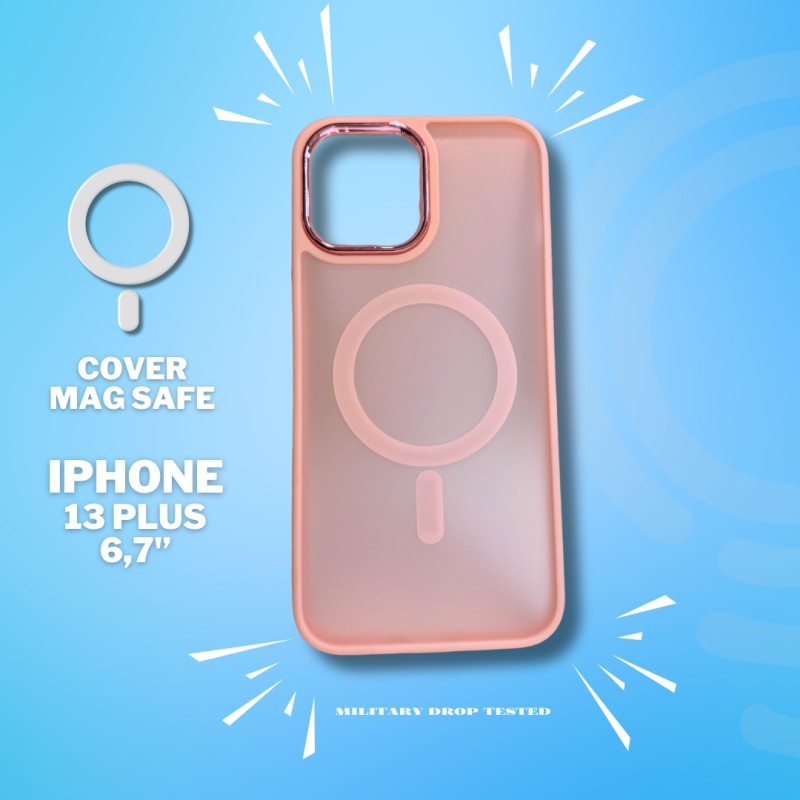 Cover Opaca MagSafe Protezione Robusta per il Tuo iPhone 13 plus