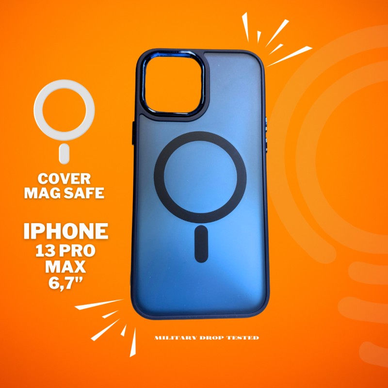 Stoßfeste, matte MagSafe-Hülle für iPhone 13 plus. Absolute Sicherheit für Ihr Smartphone