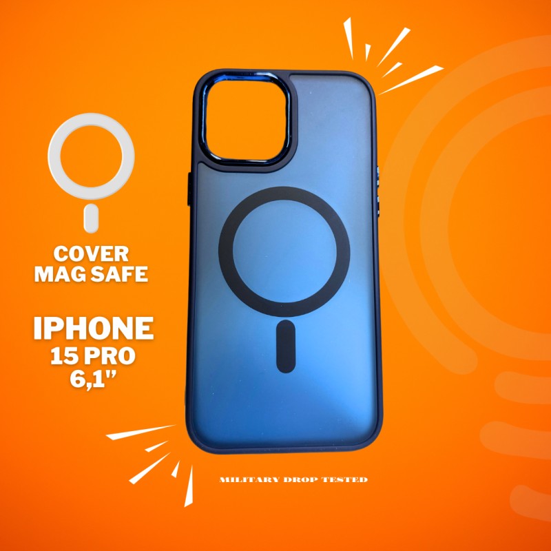 Coque Matte MagSafe pour iPhone 15 Pro Tranquillité desprit absolue pour votre iPhone