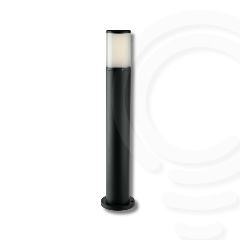 Led-p65 anthrazitfarbener LED-Mast 13 W 1440 lm 4000 K IP54 13 x 65 cm